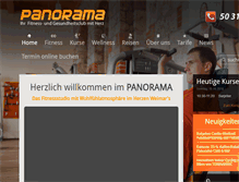 Tablet Screenshot of panorama-fitness.de